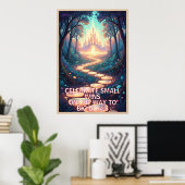 Minimalist Motivational Wall Art Print/Inspiration Poster (Heimbüro)