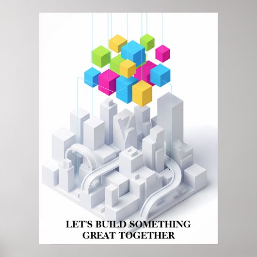 Minimalist Motivational Wall Art Print Poster (Vorne)