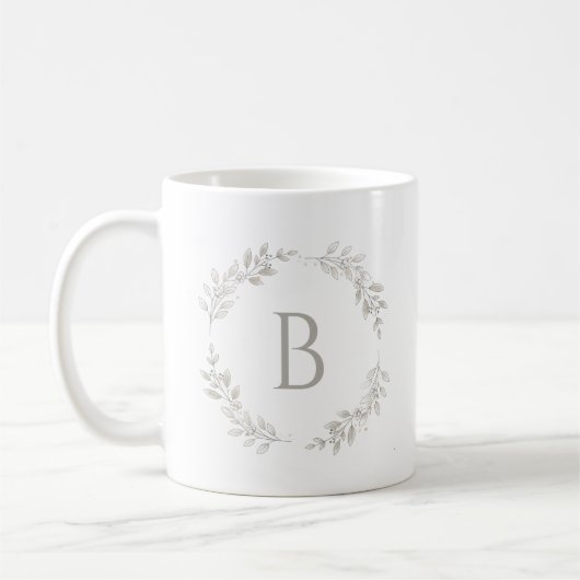 Minimalist Mug with Initial Kaffeetasse (Links)