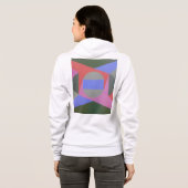 Minimalist Muted Abstract Women's Hoodie (Schwarz voll)