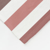 Minimalist Muted Rainbow Lines Fleecedecke (Ecke)