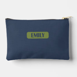 Minimalist Name Pencil Case  Zubehörtasche
