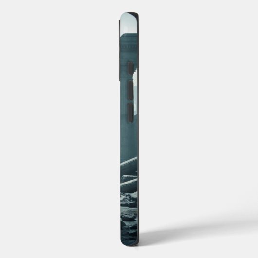 Minimalist Nature Art iPhone Case  (Rückseite / Links)