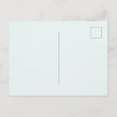 Minimalist Nautical Abstract Boat Sea You Soon Postkarte (Rückseite)