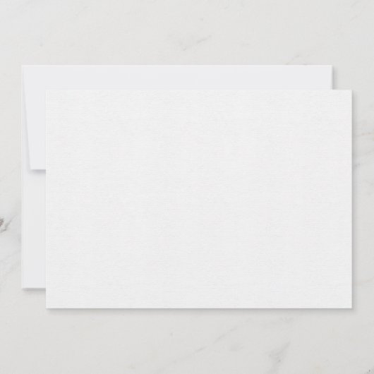Minimalist Navy Blue Border Note Card Stationery (Rückseite)