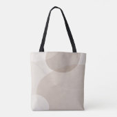 Minimalist Neutral Abstract Tasche (Rückseite)