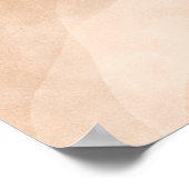 Minimalist Neutral Abstract Wall Art – Beige Organ Poster (Ecke)