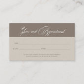 Minimalist Neutral Beige Beauty Appointment Card Terminkarte (Vorderseite)