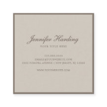 Minimalist Neutral Beige Beauty Square