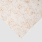 Minimalist Neutral Botanical Seidenpapier (Detail)