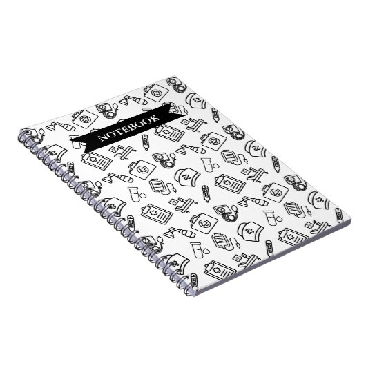 Minimalist Nursing Student Study Notebook Notizblock (Rechte Seite)