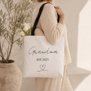 Minimalist Oma EST Jahr Individuelle Tragetasche Tasche