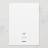 Minimalist Party Modern Engagement Invitation Einladung (Rückseite)