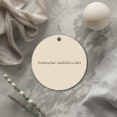 Minimalist Pastel Branding Design Geschenkanhänger