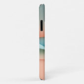 Minimalist Pastel Gradient Waves - Abstract Modern Case-Mate iPhone Hülle (Hinten/Rechts)