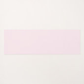 Minimalist Pastel Pink Bow Exercise Yogamatte (Rückseite (Horizontal))