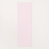 Minimalist Pastel Pink Bow Exercise Yogamatte (Rückseite)