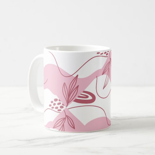 Minimalist Pattern Kaffeetasse (Vorderseite Links)