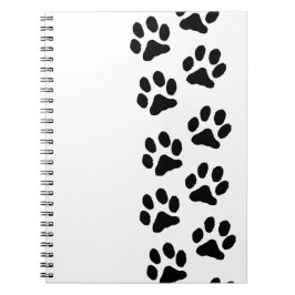 Minimalist Paw Print Notebook - Organizing with Pe Notizblock