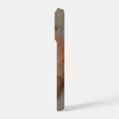 Minimalist Pearl Hoop Earring Art Phone Case  iPhone Hülle (Linke Seite)