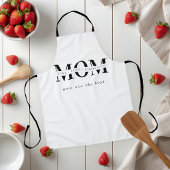 Minimalist Personalisierte Mama Name Schürze