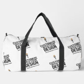 Minimalist Personalized Branded Custom Company Duffle Bag (Vorderseite)
