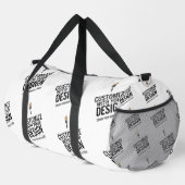Minimalist Personalized Branded Custom Company Duffle Bag (Rechte Ecke)