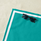 Minimalist Personalized Kissed by the Sun Strandtuch (Beispiel)