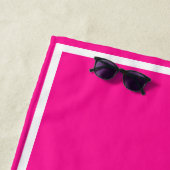 Minimalist Personalized Kissed by the Sun Strandtuch (Beispiel)