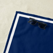 Minimalist Personalized Kissed by the Sun Strandtuch (Beispiel)