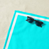 Minimalist Personalized Kissed by the Sun Strandtuch (Beispiel)