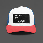 Minimalist Personalized Kissed by the Sun Truckerkappe