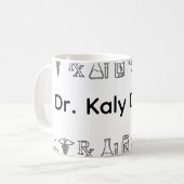 Minimalist Personalized Pharmacist Mug Kaffeetasse (Vorderseite Links)