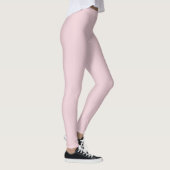 Minimalist Personalized Pink Pilates Princess Leggings (Rechts)
