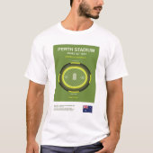 Minimalist Perth Cricket Ground Line Print Tee (Vorderseite)