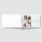 Minimalist Photo Collage In Loving Memory Gästebuch (Voll)