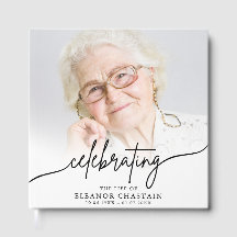 Minimalist Photo Funeral Sympathy Memorial