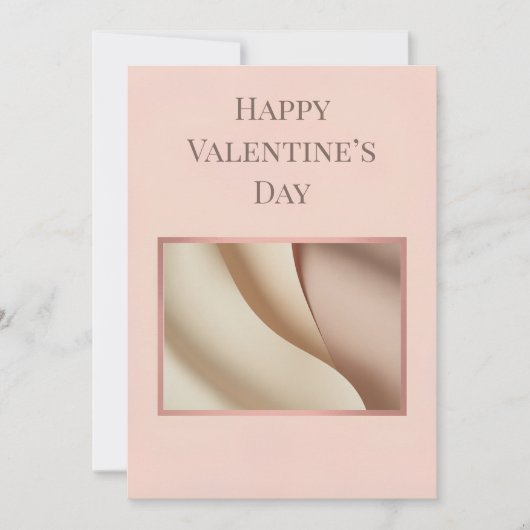 Minimalist Photo Valentine Card (Vorderseite)