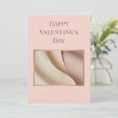Minimalist Photo Valentine Card (Stehend Vorderseite)