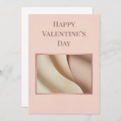 Minimalist Photo Valentine Card (Vorne/Hinten)
