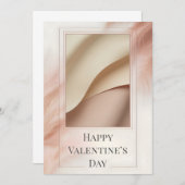 Minimalist Photo Valentine Card (Vorne/Hinten)