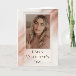 Minimalist Photo Valentine Card Karte