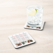 Minimalist Photo Yearly 2026 Calendar Keepsake  Getränkeuntersetzer (Rechte Seite)