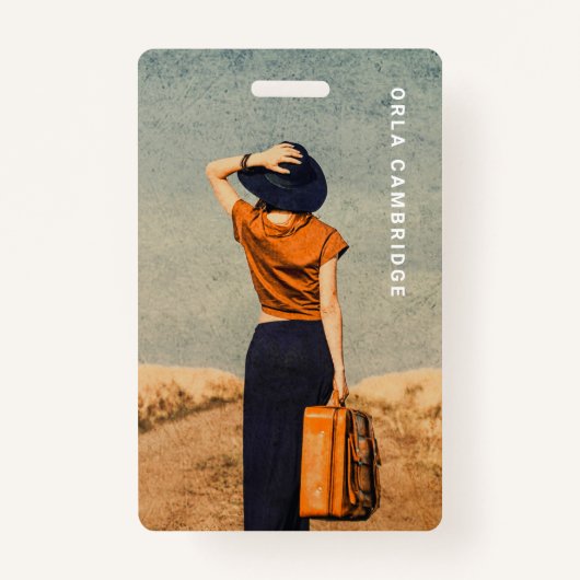 Minimalist Photography Full Photo Simple Ausweis (Vorderseite)