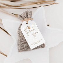 Minimalist Pink Teddy Bear Baby Shower Dankeschön 