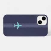 Minimalist plane themed iPhone hülle (Rückseite (Horizontal))