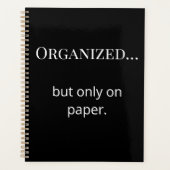 Minimalist Planner Custom Initial Back Cover Planer (Vorderseite)