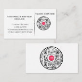 ​Minimalist Professional Business Card with QR Cod Visitenkarte (Vorne/Hinten)