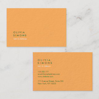Minimalist Professional Green Business Cards Visitenkarte