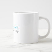 Minimalist Professional Modern Plain Name Title Jumbo-Tasse (Rechts)